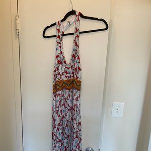 Maeve Anthropolgie beach patterned maxi dress